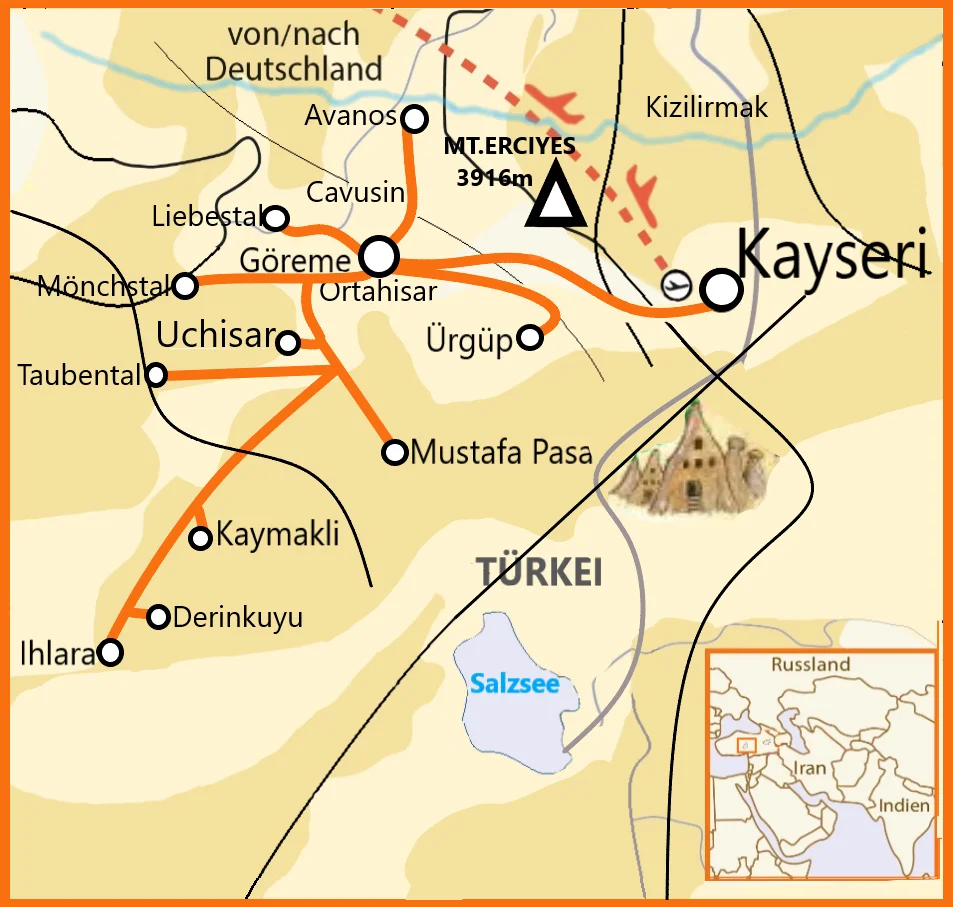 Kappadokien Wanderreise Türkei