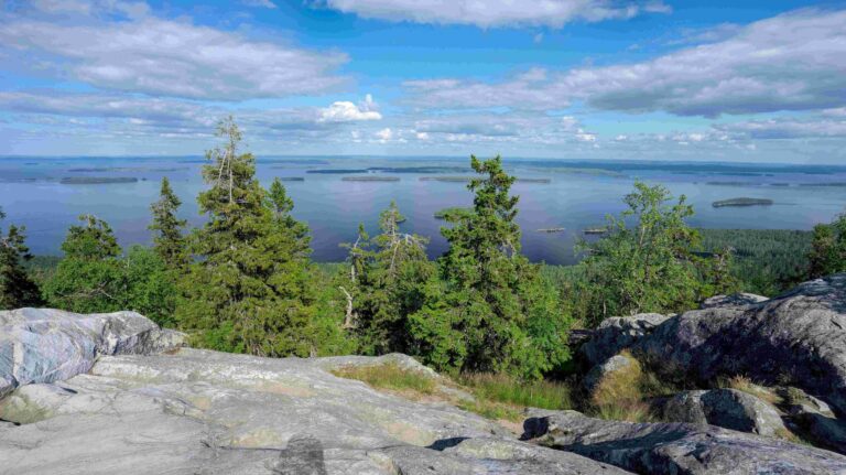 Karelien Reise Ausblicke Seenlandschaft Finnland Koli Finnisch Karelien Seenlandschaft