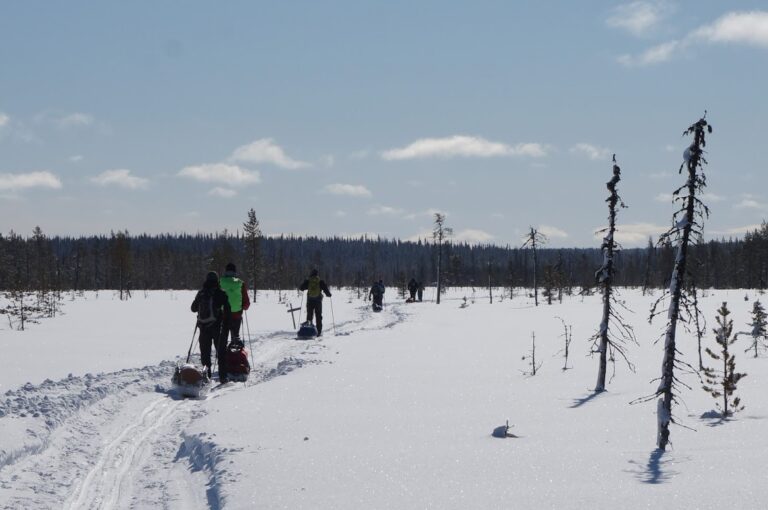 Skilanglauf Finnland Husky Safari Finnland