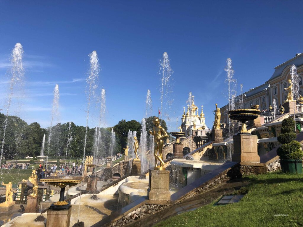 St. Petersburg Peterhof Brunnen