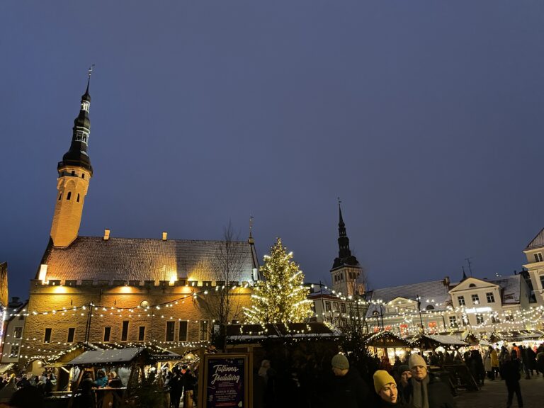 Weihnachten, Tallinn, Weihnachtsmarkt, Estland