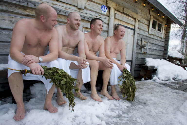 heart-of-lapland-kukkolaforsen-2007 Sauna. Kukkolaforsen hotel. Kukkola. Lapland. Sweden