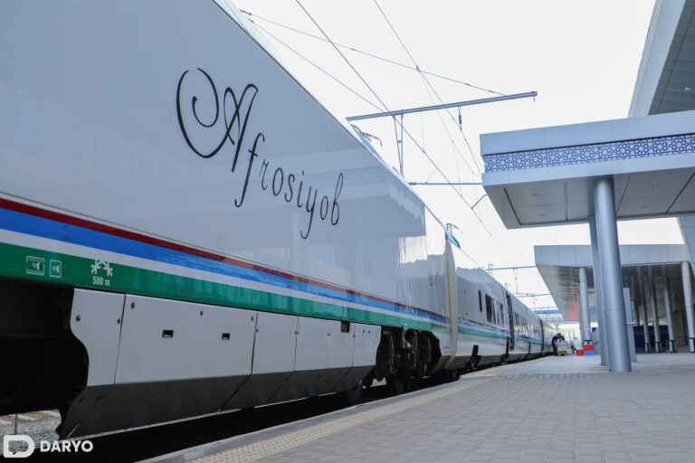 afrosiob Afrosiob Schnellzug Usbekistan