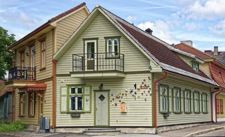 Bild zeigt Holzhaus in Pärnu