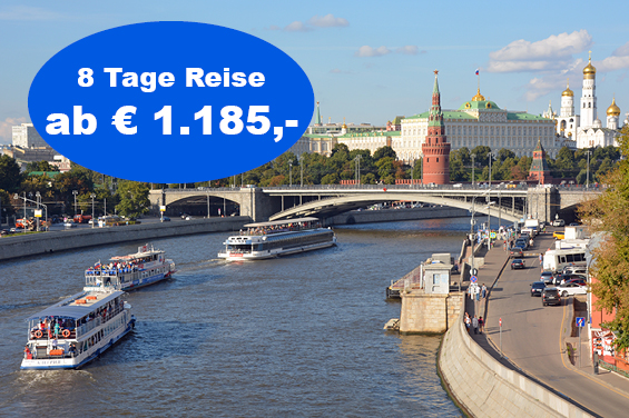 Flusskreuzfahrten und Schiffsreisen in Russland Thumbnail
